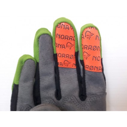 Nørrøna fjørå flex2 Gloves med gummigrep på bremsefingrene