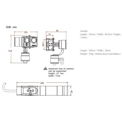 Zhiyun Tech Z1-Rider 2 wearable gimbal