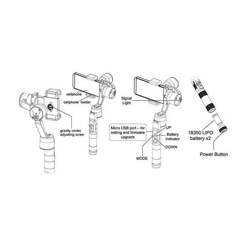 Zhiyun Tech Z1 Smooth gimbal for mobil